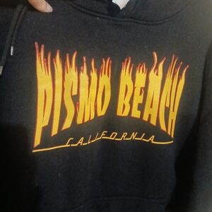 Pismo Beach California Black Hoodie